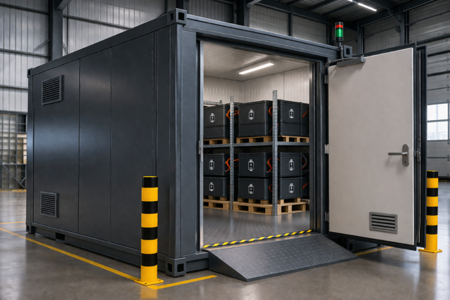 Battery Container Unit